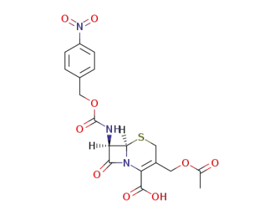 (6<i>R</i>)-3-acetoxymethyl-7<i>t</i>-(4-nitro-benzyloxycarbonylamino)-8-oxo-(6<i>r</i><i>H</i>)-5-thia-1-aza-bicyclo[4.2.0]oct-2-ene-2-carboxylic acid