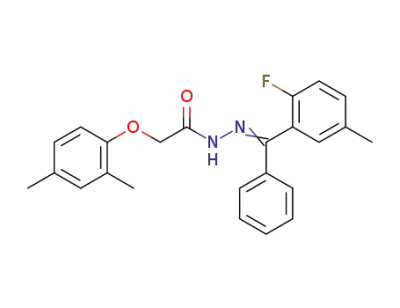 (2,4-Dimethyl-phenoxy)-acetic acid [1-(2-fluoro-5-methyl-phenyl)-1-phenyl-meth-(Z)-ylidene]-hydrazide