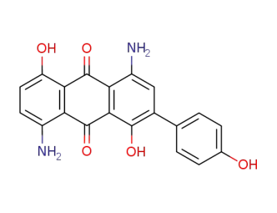 4,8-diamino-1,5-dihydroxy-2-(4-hydroxyphenyl)anthraquinone