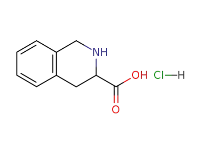1,2,3,4-tetrahydro-isoquinoline-3-carboxylic acid ; hydrochloride